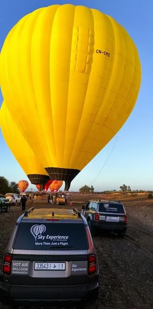 hot air balloon marrakech deser