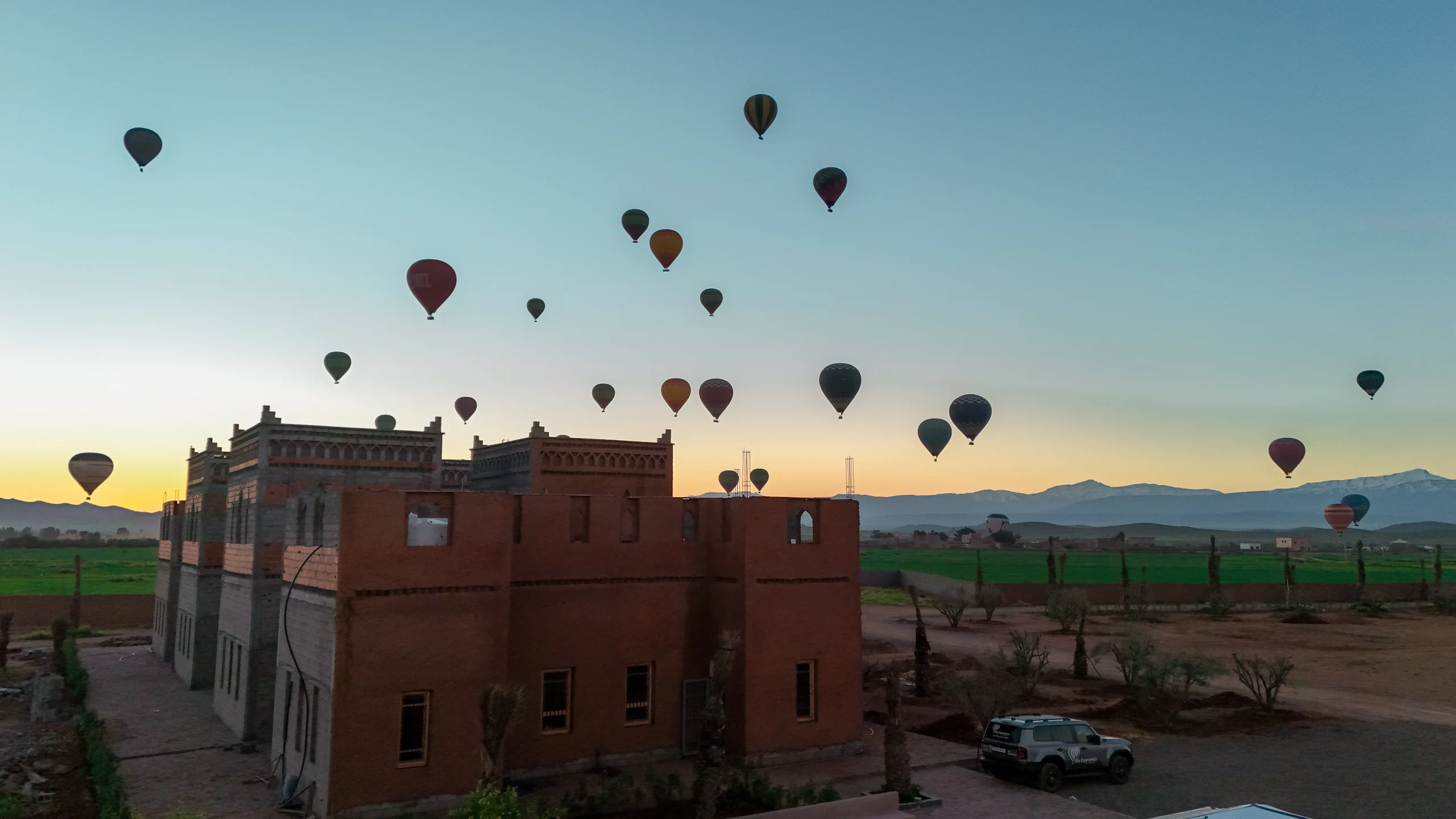 Personalized flight certificate after hot air balloon Marrakech Morocco experience