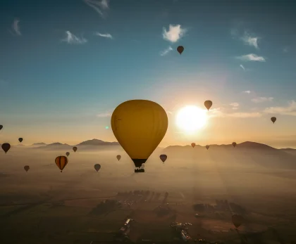 hot air balloon marrakech